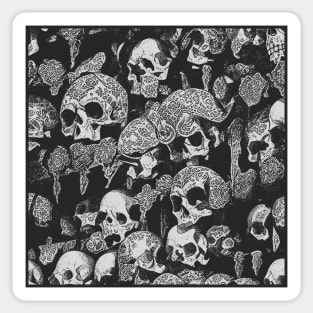 Skulls Pattern Sticker